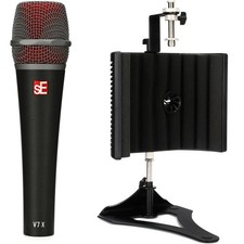 sE Electronics V7 X Supercardioid Dynamic Instrument Microphone with Reflexion