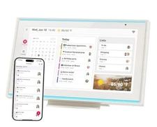  15.6" Digital Calendar, Full HD Touchscreen Smart Planner 15.6 Inches White