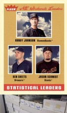 2005 Fleer Tradition #6 Randy Johnson / Ben Sheets / Jason Schmidt - ML