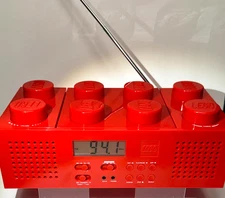 LEGO: RARE (Authentic) CD Boom Box Stereo AM/FM Radio-Model #LG11002 WORKS GREAT