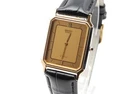 [Near MINT] 1985 Vintage SEIKO Dolce 9520-5140 Gold Mens Quartz Watch from Japan