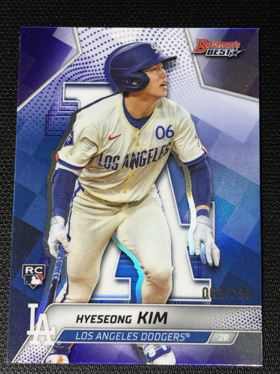 2025 Bowman's Best Hyeseong Kim Dodgers RC #45 Purple Refractor