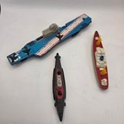 Vintage Tootsietoy Navy Ships Lot Aircraft Carrier Cargo Ship Submarine USA Made