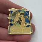 Vintage Coca Cola Symbol of Friendship 1954 Globe Bottle Enamel Lapel Pin