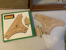 BRIO 33463 Wooden Railway Train Track T-Switch Open Box