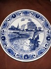 Delfts Blauw Dutch Blue Delft Wall Plate Seasons Autumn  Holland Schoanhaven 8” — photo 1