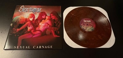 Sextrash - Sexual Carnage LP 180g gatefold Greyhaze red vinyl; Black Death Metal