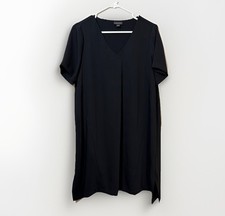 J Jill Jjill Wearever Collection Black Dress Small Petite Shift Dress