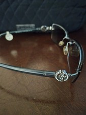 Giorgio Armani Vintage Shell-Framed Sunglasses with Case, Made In Italy.