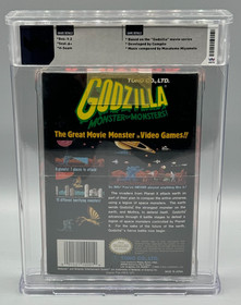 Godzilla Monster of Monsters Nintendo NES Oval SOQ Sealed New WATA 9.2 A+