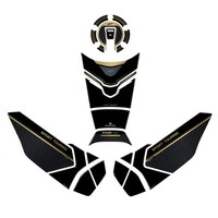 Set Gel 3D Aufkleber Motorrad Tank Pad Schutz Yamaha Tracer 9 GT 2025-2026 Gold
