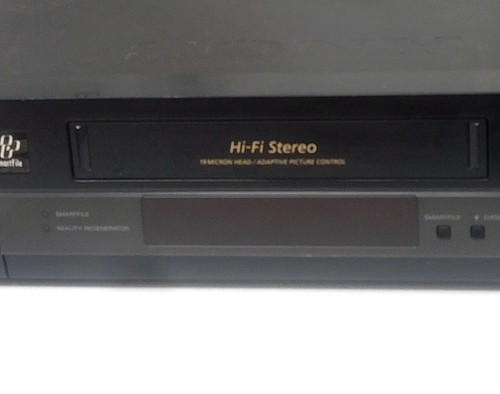 SONY Smartfile VCR Hi-Fi Stereo SLV-M91HF VHS Video Player Power Adapter & RCA - Picture 9 of 13