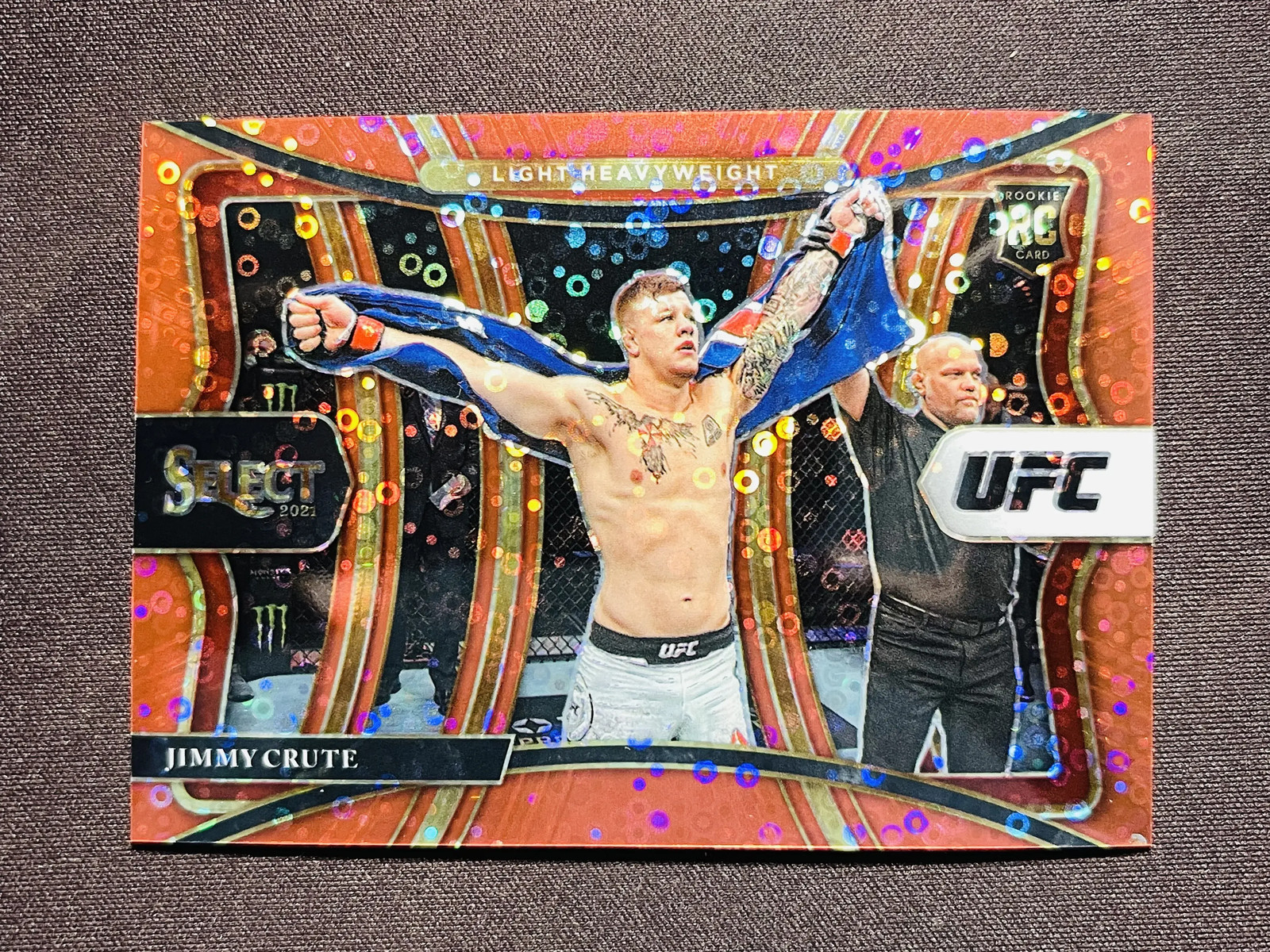 2021 Panini Select Premier Level Jimmy Crute #126 Red Disco Prizm 8/199 RC KM094