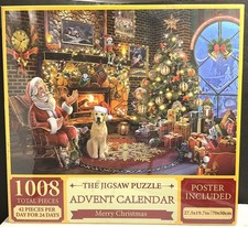 Advent Calendar 1008 pc Christmas Jigsaw Puzzle - NEW  SEALED - Ships Free