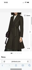 Reiss Hessie Wool Blend Coat 10 New 