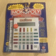 1999 VINTAGE MONOPOLY CALCULATOR SEALED IN OR...