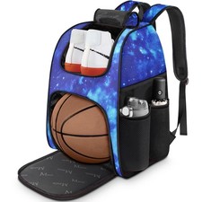 MATEIN Basketball Bag, Sturdy Soccer Bag with Ball Holder  Shoe Compartment,...