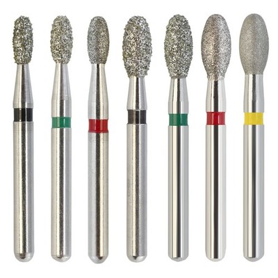 Dental Diamond Burs Football Egg Bur FG 368 379 Fine Extra Coarse High Speed