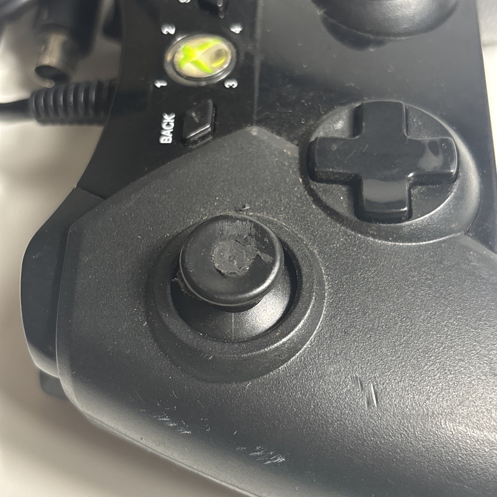 PowerA  Xbox 360 Black Wired Controller Model 1414135-02