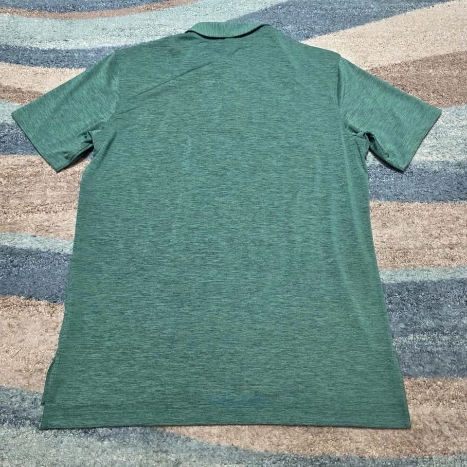 Camisa Polo Peter Millar Michigan State Spartans Para Hombre Verde Mediana Golf Foto 2 de 4