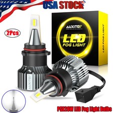 Pair For Chevy Suburban 2015-2020 12278 PSX26W LED Fog Light BULBS 6500K White