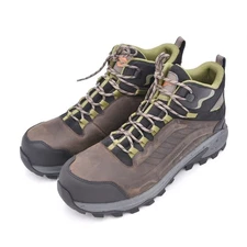 MERRELL Men's Moab Speed 2 Mid Waterproof Carbon Fiber Dark Taupe Work Boots