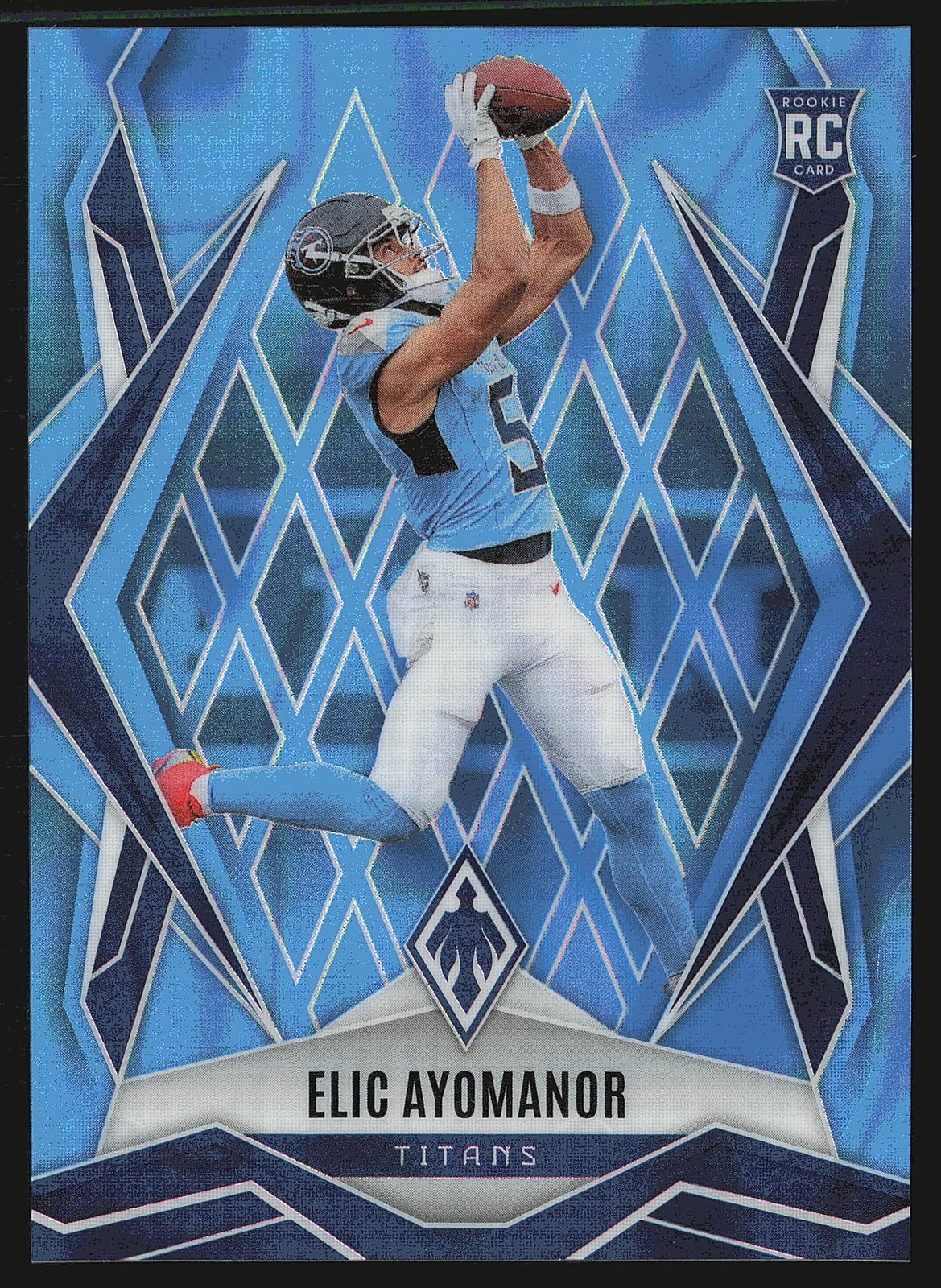 2025 Panini Phoenix #167 Elic Ayomanor Light Blue Lava Prizm #/325 SN,RC