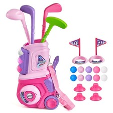 Toddler Golf Set, Plastic Kids Golf Clubs Ages 1 2 3 4 5 Years Old with 4 Gol...