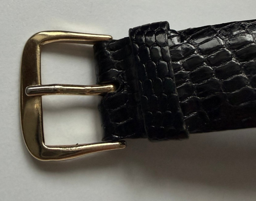 Universal Genève Skeleton Original box. Mechanical. Lizard strap.