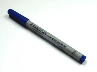 Water Soluble Single Blue Marker Broad-Tip (approx 1.0   2.5mm) | Chessex