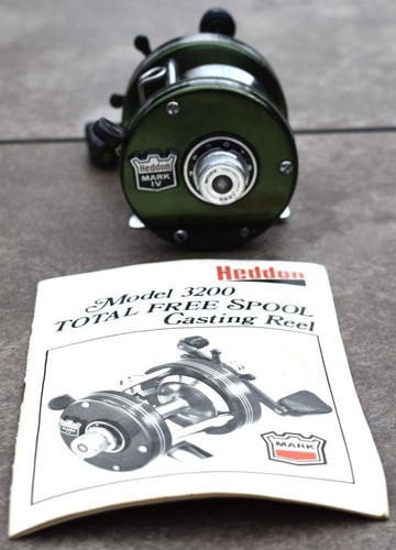 Moulinet De Pêche Vintage Heddon Mark IV - Modèle 11, Fabrication USA