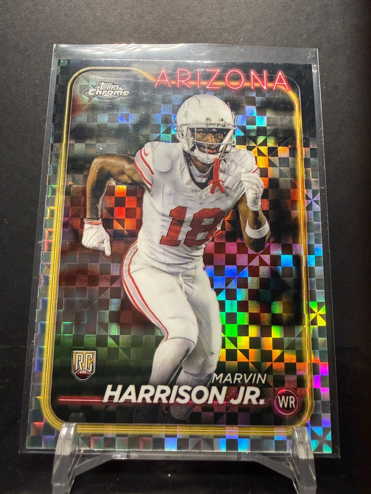 011098 - 2024 Topps Chrome - Rookies Marvin Harrison Jr. #204 X-Fractor (RC)