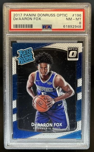 De'Aaron Fox 2017 Donruss Optic De'Aaron Fox #196 Rookie