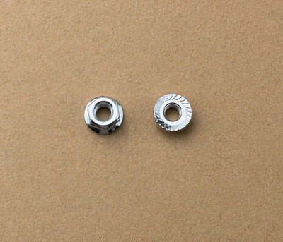 2x Vintage Bike Axle Nut 3/8 x 26T Chrome Schwinn Krate Front/Rear Freewheel Hub