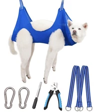 Dog Pet Grooming Hammock,XL Dog Hanging Harness for Nail Clipping, Dog Trimmi...