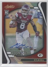2021 Panini Absolute Rookies Spectrum Red Signatures 91/100 Kylin Hill Auto 0e3p