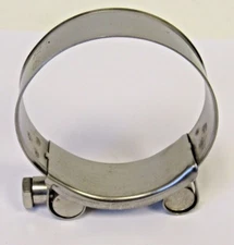 NEW (2) PACK 68-73 MM (2.67-2.87 IN.) HD 304 STAINLESS STEEL T-BOLT HOSE CLAMP 