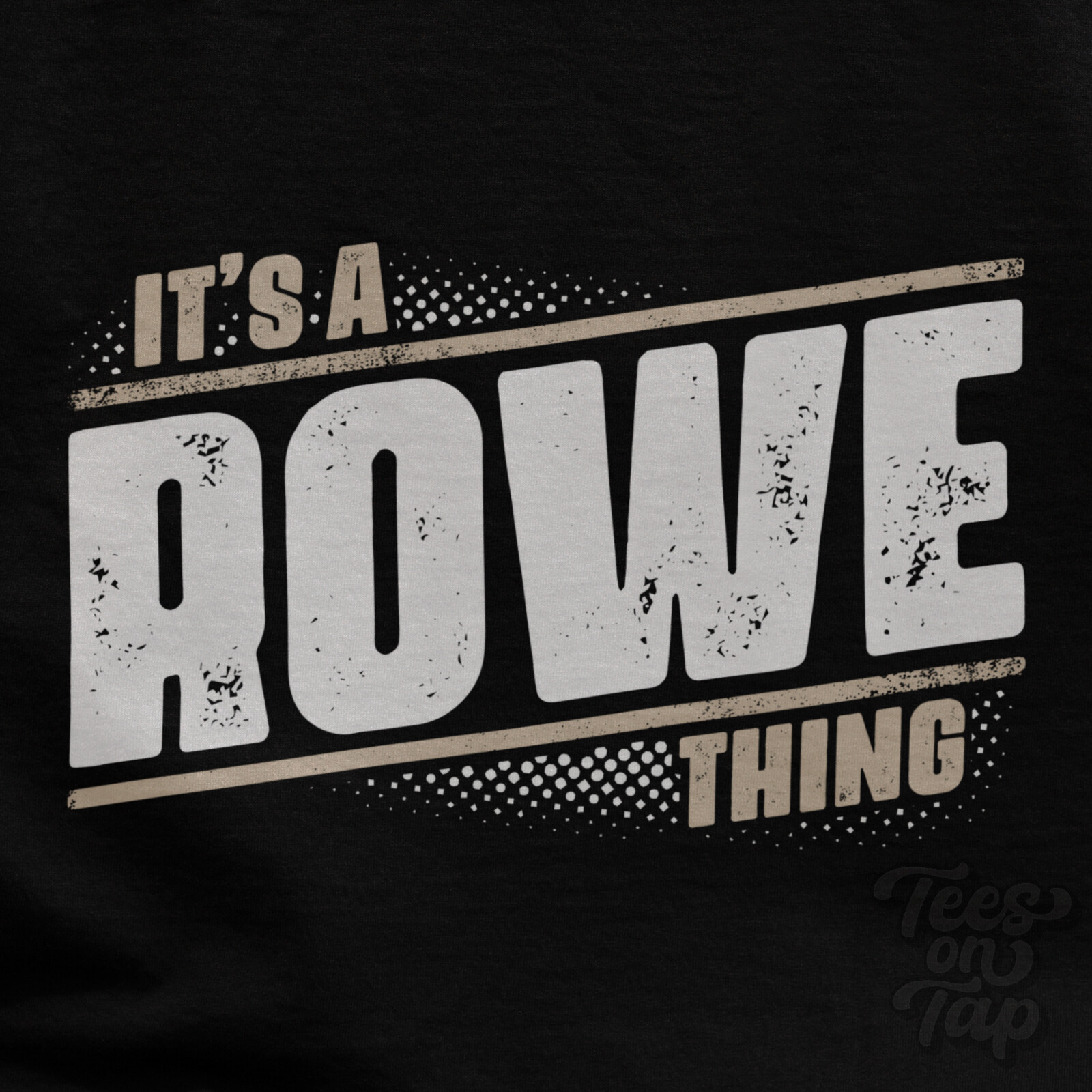 FILA T SHIRT IT'S A ROWE THING nome cognome divertente idea regalo famiglia