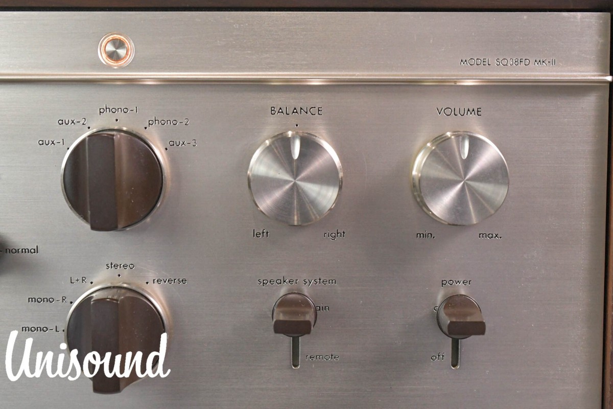ジャンク品 ラックスマン SQ38FD MK-Ⅱ LUXMAN SQ38FD MK-II 真空管 プリメインアンプ SQ-38FD MKII