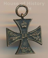 119628, BRAUNSCHWEIG: Kriegsverdienstkreuz 2.Klasse, Höhe 19 mm Miniatur