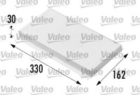 Valeo 698711 Innenluftfilter FüR Cadillac, Fiat, Holden, Hyundai, Opel, Saab
