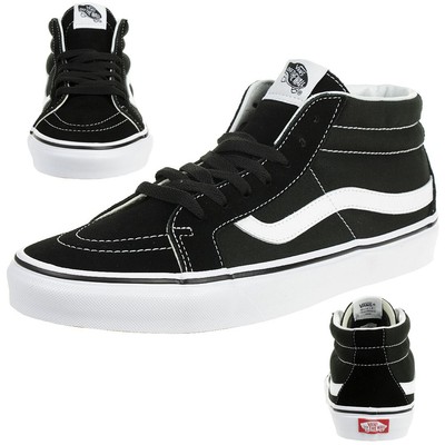 vans sk8 mid reissue black trainers