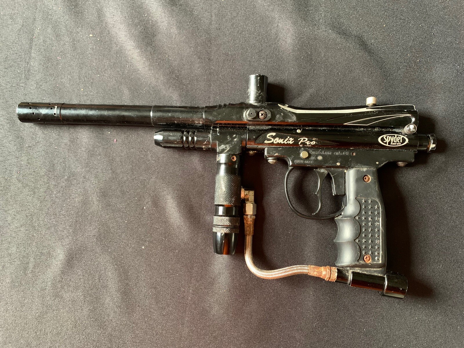 Black Kingman Spyder Sonix Pro Mechanical Paintball Gun eBay
