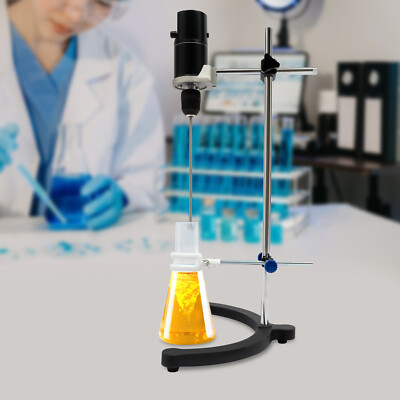 10L/2.64 Gallon Electric Overhead Stirrer Lab Tabletop Mixer Machine 100-2000R