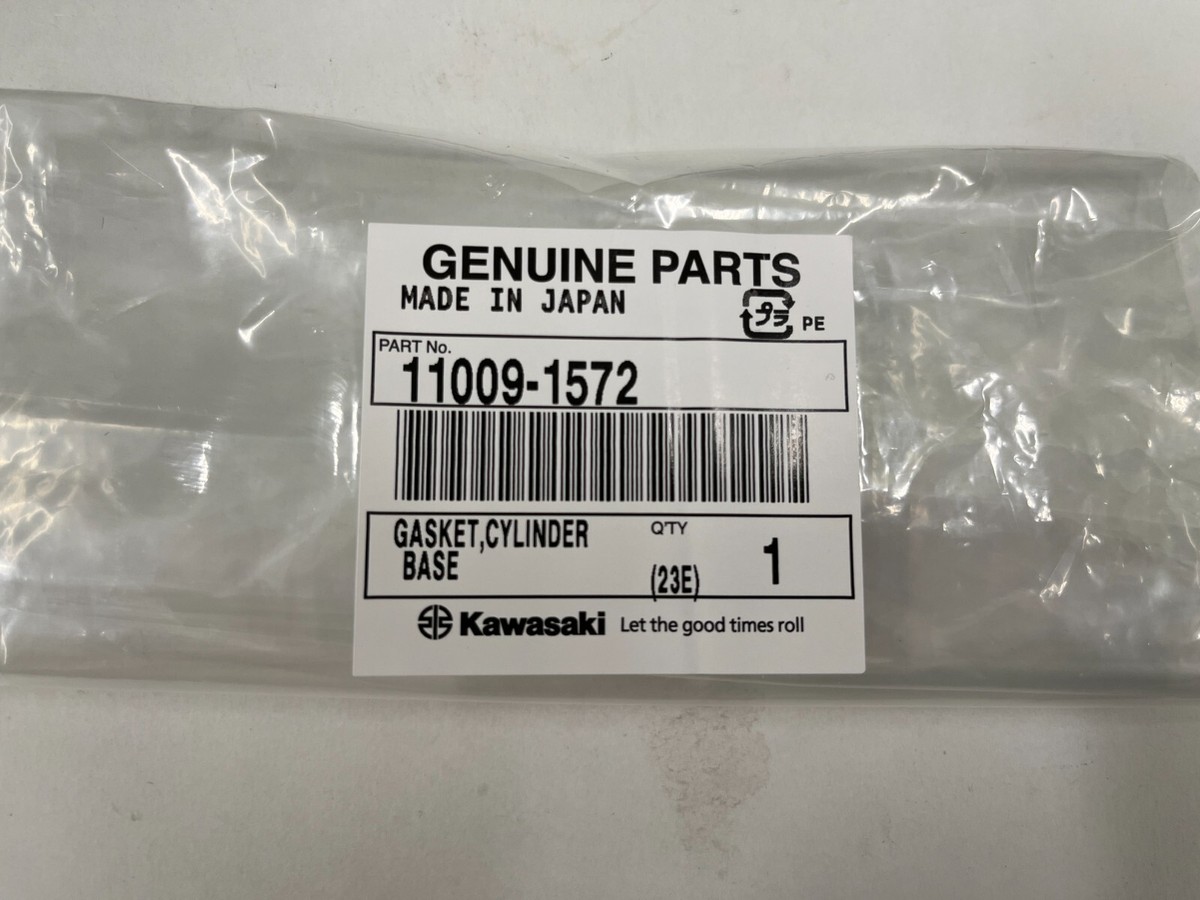 すページ 11009-1572 Kawasaki Gasket Cylinder Base 110091572 Genuine OEM