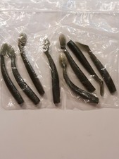 2 Packs of 4 Savage Gear Sandeel Tails 4" Christmas Tree
