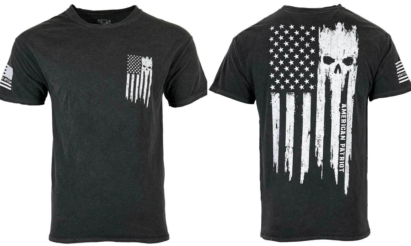 Howitzer Style Men's T-Shirt PATRIOT TORN Military Grunt S M L XL 2XL 3XL 4XL
