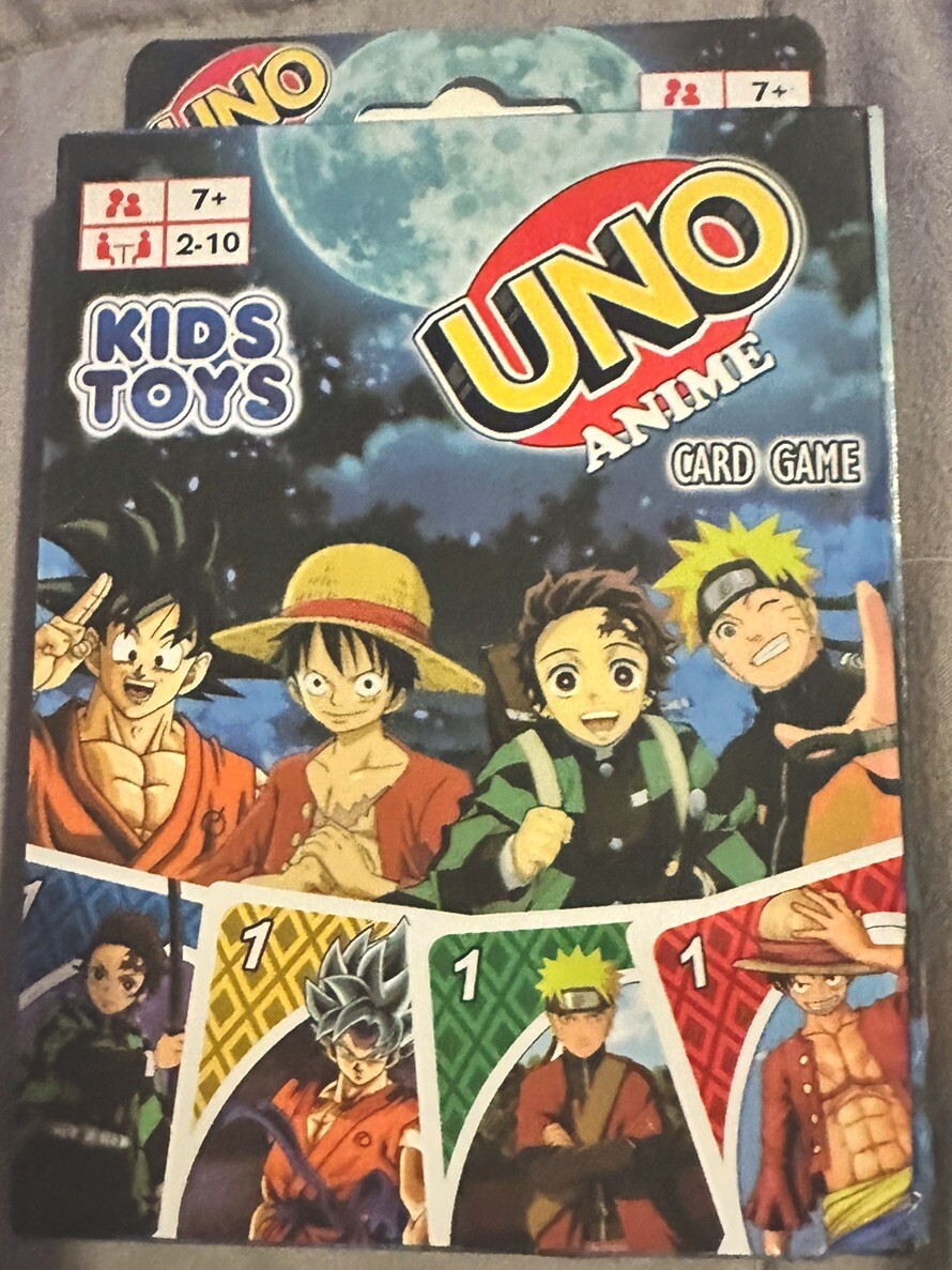 Uno Cards Game Special Edition Dragon Ball Z One Piece Demon Slayer Naruto  Shippuden