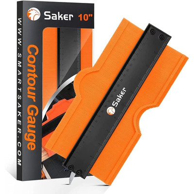Saker Konturenlehre Profilwerkzeug (25 cm/10 Zoll) - verstellbare Verriegelung - präzise Kopie
