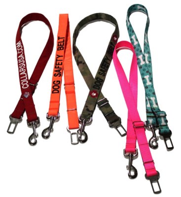 Custom Personalized Adjustable SAFETY Seat Belt for DOGS.USA Made! 24 HOUR SHIP!